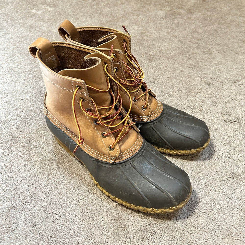 Men's 8" Bean Boots with fur sole